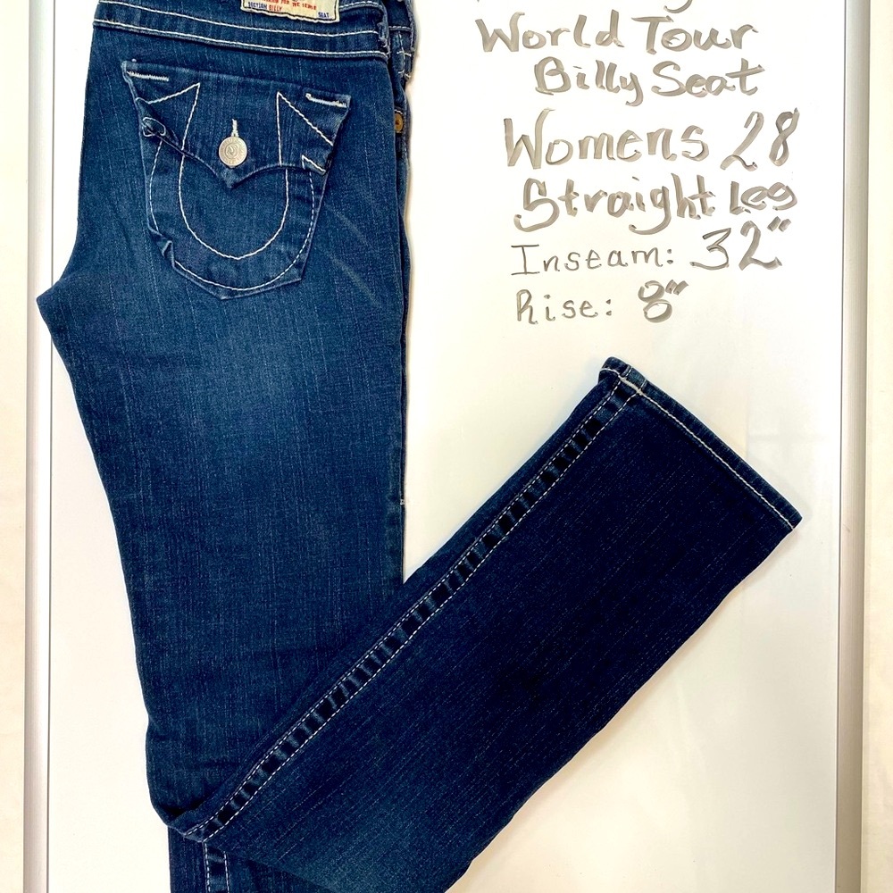 Women’s True Religion Straight Leg Denim Jeans